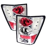2005-2007 Jeep Grand Cherokee Chrome SR Altezza Tail Lights by KGS Racing