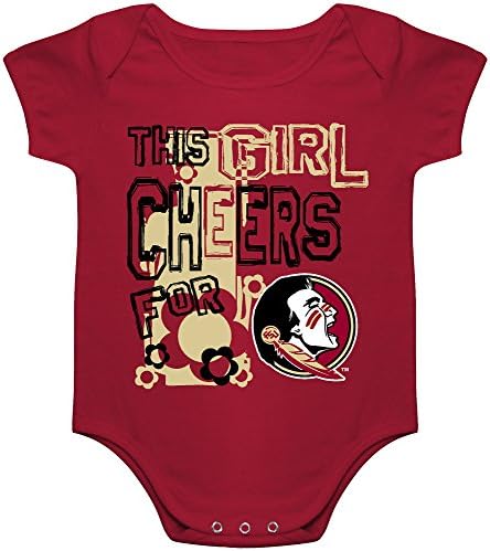 Florida State Girls Baby Cheerleader Bodysuit 3 Month Garnet red