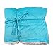 Reversible Faux Fur Blanket Lambswool Cashmere Blankets Throw Turquoise Blue
