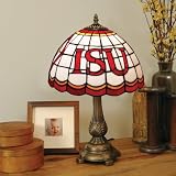 Iowa State Cyclones Desk Lamp - Tiffany Style NCAA College Athletics Fan Shop Sports Team Merchandise