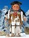 Tokala 20" Indian Baby w/Wooden Stand ~Retired