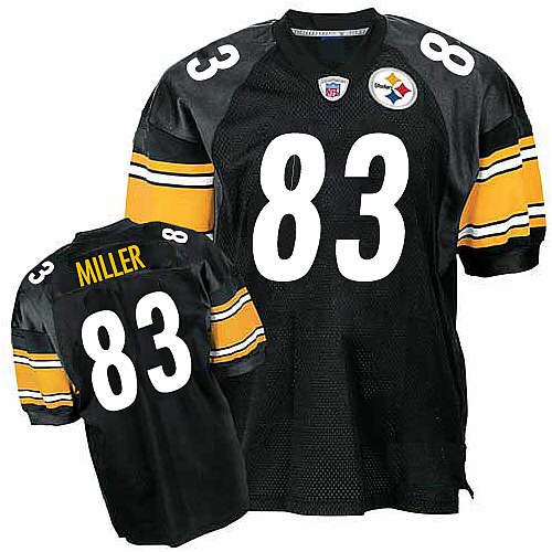 Pittsburgh Steelers 83 Heath Miller Black NFL Jerseys Authentic Football Jersey Size 48-56 (Please Select the Size When You Order, Can Do Drop Shipping)