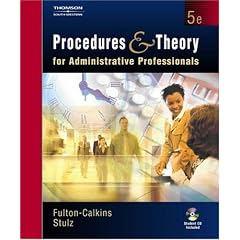 Procedures and Theory for Administrative Professionals (with CD-ROM)