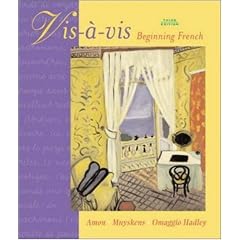 Vis-a-vis: Beginning French Student Edition Prepack