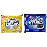 New Chocolate And Golden Birthday Cake Oreos - 15.25 OZ Packages