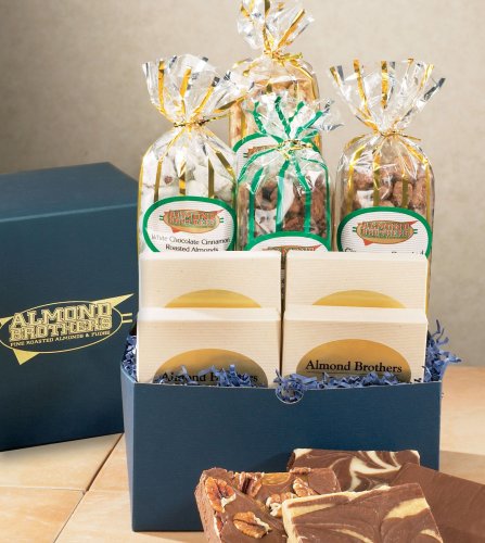 Four & Four-Almond Brothers Nut n Fudge Gift Box by Almond Brothers