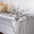 Battery-Operated Pre-Lit Willow Branch Garland