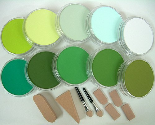 Pan Pastel Set of Ten Greens