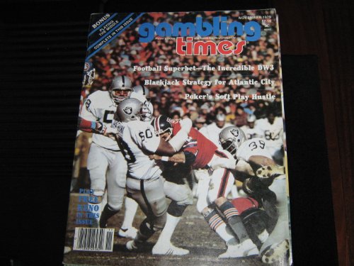 Gambling Times Magazine (Oakland Raiders & Denver Broncos , Playing The Middle, November 1979)