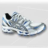 ASICS Men’s GEL-Nimbus 12 Running Shoe,White/Black/Royal,10.5 M US