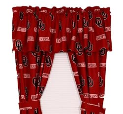 Oklahoma - Collegiate Curtain Panels - (Big 12 Conference)