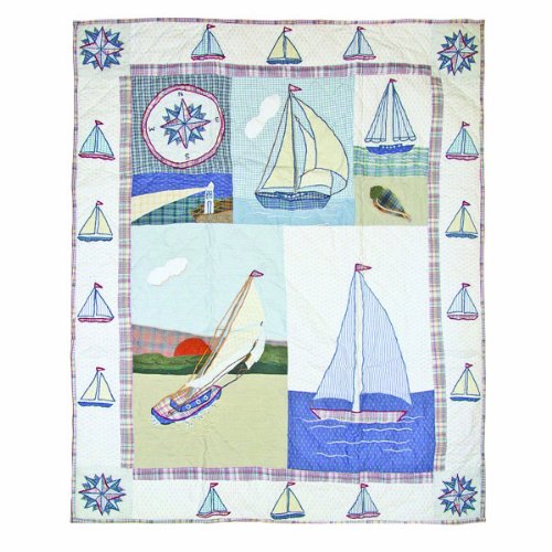 Nautical Quilt Crib by Patch Magic