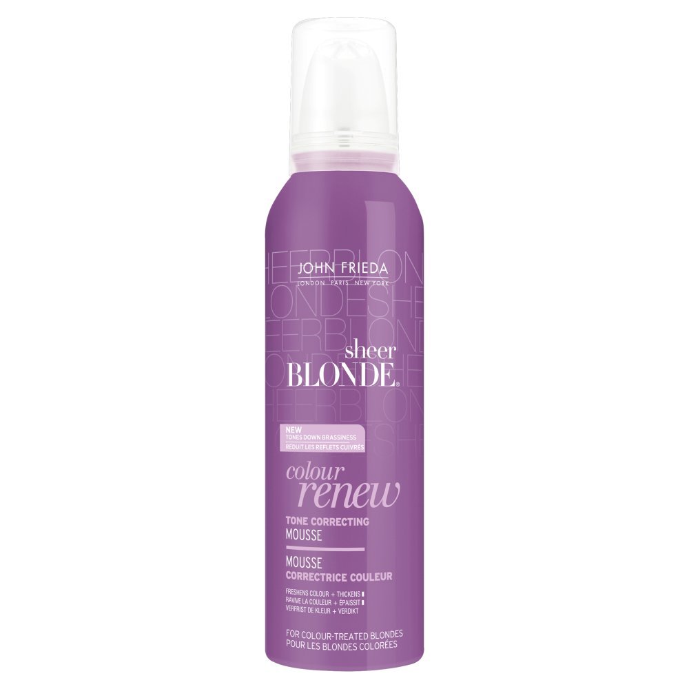 John Frieda Sheer Blonde Colour Renew Tone Correcting Hair Mousse eBay