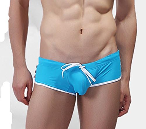Butter-Fly Men's Fashion Swimwear Swimming Trunks Underwear (Blue Size XL)