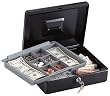SentrySafe CB12 Large Cash Box, Black
