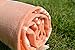 Dandelion - Basic Pattern - 100% Naturally-Dyed Cotton Turkish Towel Peshtemal - 71x39 Inches - Mango Orange
