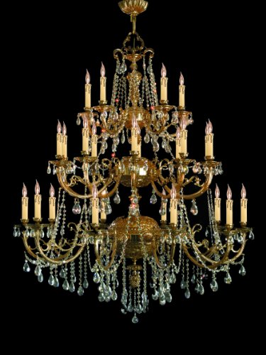 christmas Olde World Light Chandelier CrystalB005JIB3WW