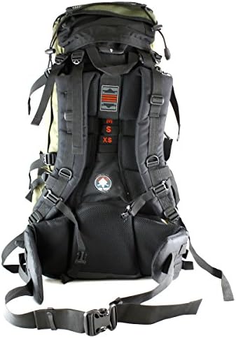 Askalitt Internal Frame Hiking Backpack 65 Liter, Green