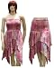 Bohemian Skirts - Smocked Christina Bohemian Top/Skirt - Vintage Pink, Size X-Large / 1X