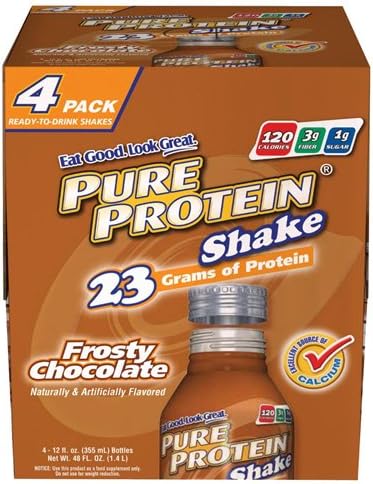 Pure Protein Shake - Frosty Chocolate - 4 Count - 11 oz