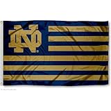 Notre Dame Irish Alumni Nation Stripes Flag
