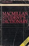 Macmillan student's dictionary