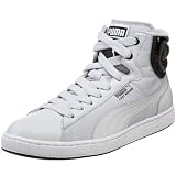 PUMA Men's First Round S Mix Sneaker,Glacier Gray/Black,9.5 D