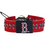 Boston Red Sox Leather Bracelet (Team Colors)