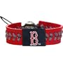 MLB Boston Red Sox Leather Bracelet (Team Colors)