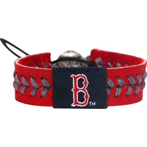 Boston Red Sox Leather Bracelet (Team Colors)