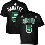 NBA adidas Boston Celtics #5 Kevin Garnett Black Net Player T-shirt (XX-Large)