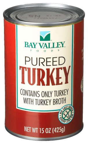 Bay Valley Pureed Turkey With Turkey Broth, 15-Ounce Units (Pack of 12) by Broths