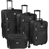 Leisure Luggage Windsor 4 Piece Exp. Luggage Set