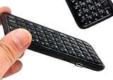 Mini Wireless Bluetooth Keyboard Black for iPad / iPhone / PS3 / Smart Phone / PC / HTPC with Bluetooth Function + Free Cleaning Cloth