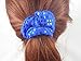 Royal Blue Sequin Scrunchie, Hair Wrap, Bun Cover, Scrunchie, Ponytail Cover