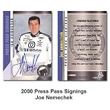 : Press Pass Signings '00 Joe Nemechek Signed Card
