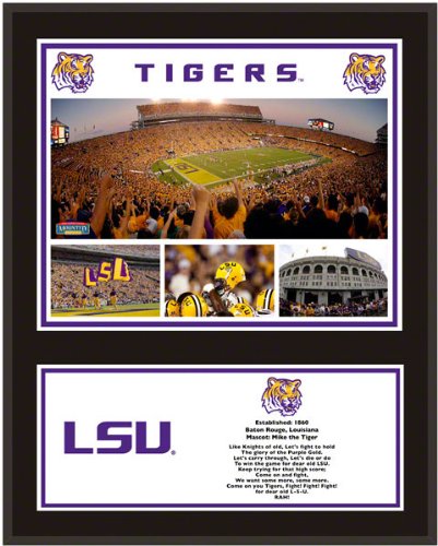 LSU Tigers Sublimated 12x15 Plaque