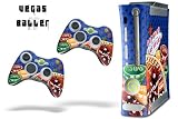 New XBOX 360 Console Protective Skin - Vegasballer - Blue