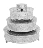 Round Aluminum Footed Cake Stand