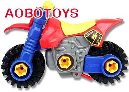 Plastic Kids Motocycle DIY Educational Children's Tinker Assemble and Disassemble Toys Engineer Scientist Pretend Play