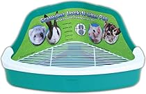 Ware Manufacturing Plastic Scatterless Lock-N-Litter Small Pet Pan- Colors May Vary
