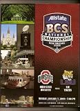 2008 BCS Championship Game Program LSU Ohio State