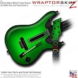 Colorburst Green Skin fits Band Hero, Guitar Hero 5 & World Tour Guitars for XBOX 360 & PS3 (GUITAR