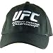 New Official UFC Ultimate Fighting Fitted Cap Hat Black Medium Large