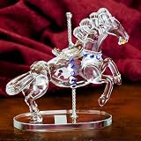 Godinger CRYSTAL CAROUSEL HORSE