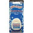 Natural Bright Dental Floss, Waxed, Mint Flavoured, 55-Yards Packages (Pack of 24)