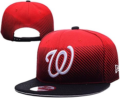 MLB The League Washington Nationals Game Fresh Logo Red Adjustable Hat