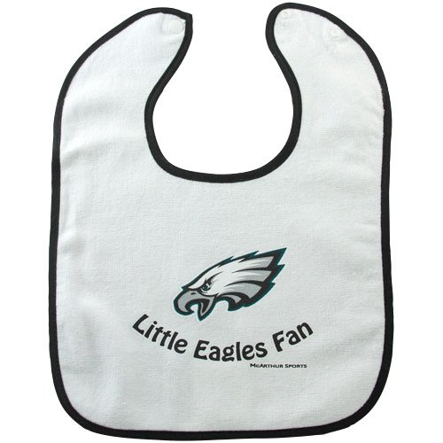 Philadelphia Eagles Button Baby Bib