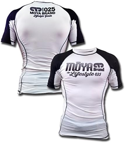 Moya Brand Scuderia Short Sleeve Rashguard - XL - White