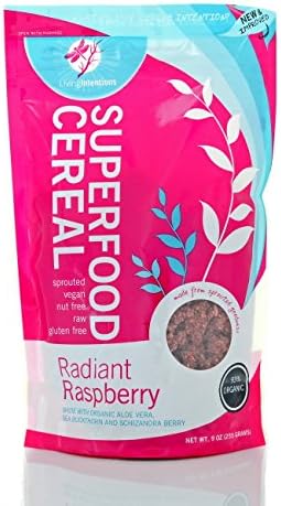 Living Intentions Superfood Cereal Radiant Raspberry, 9 Oz (6 pack )